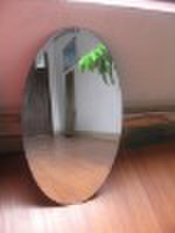 Oval Silver Mirror