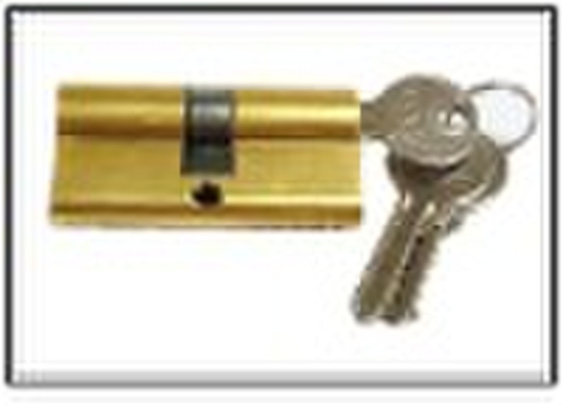 full brass door lock cylinder