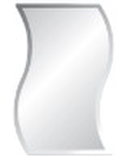 wavy silver mirror