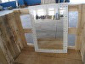 silk-screen printed bathroom silver mirror