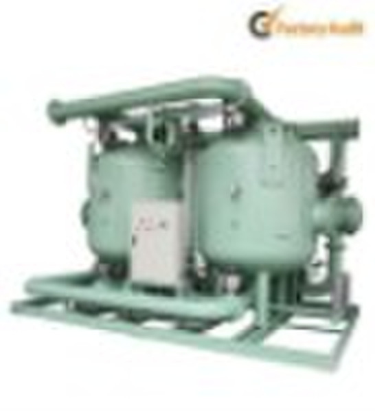 Air cooled compressed air dryer