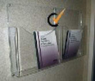 acrylic brochure holder (wall-mounted)