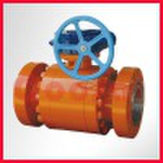 Trunnion ball valve