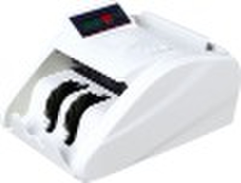 Cash counting machine with UV/MG