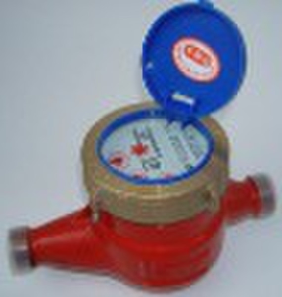 Wet type hot water meter