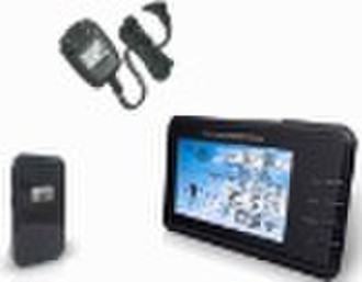 Wireless weather station Clock