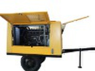 Portable diesel air compressor