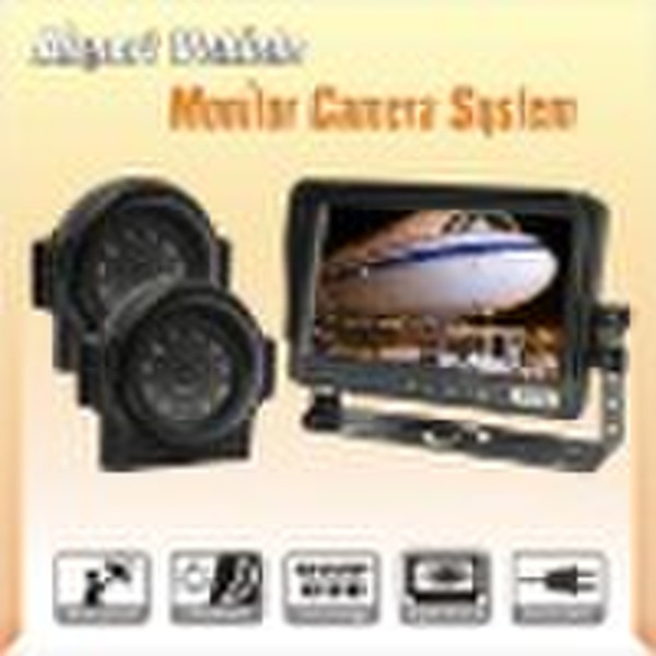7inch wired Reversing Camera System with waterproo