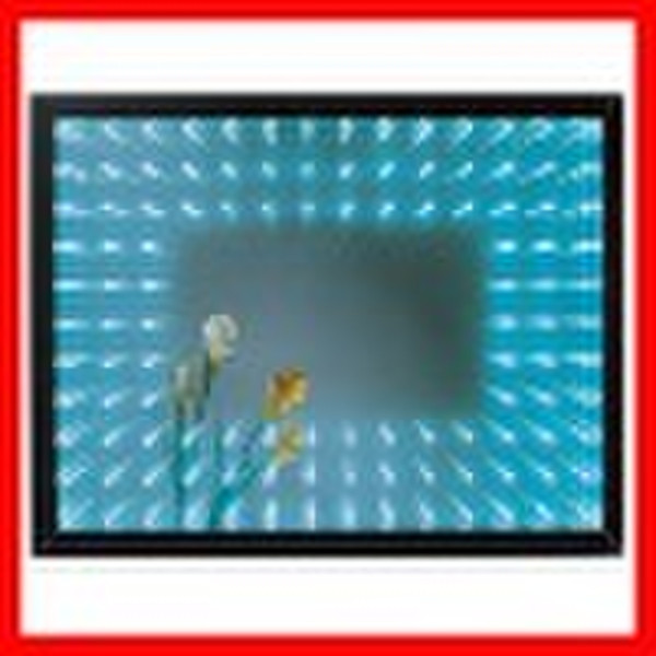 infinity/illuminated back-lit glass mirror with T5