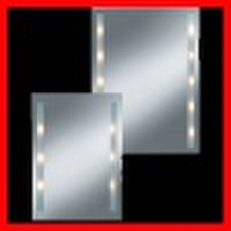 illuminated back-lit glass bathroom mirror with T5