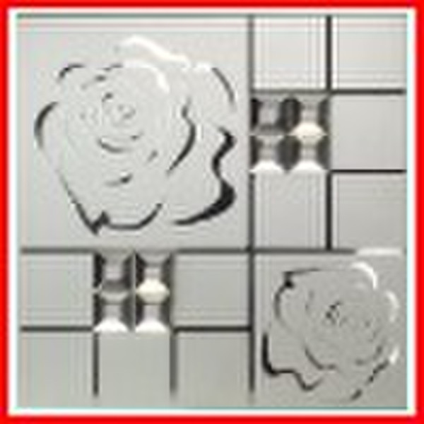 mirror glass mosaic tile etched mirror tile with g
