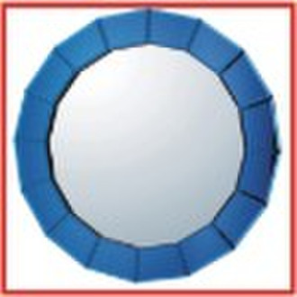 Art Deco mirror with small mirror tiles around the