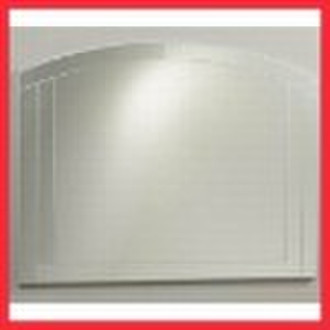 Art Deco mirror with 7-panel beveled mirrored stri