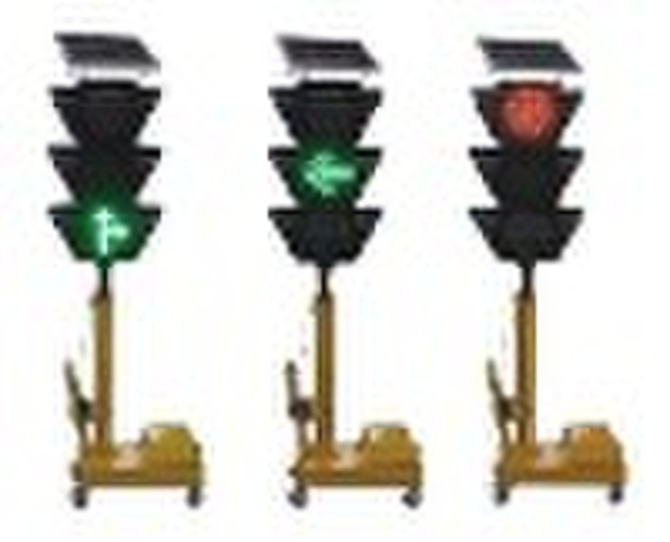 solar traffic mobile light