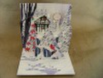 3D christmas greeting card