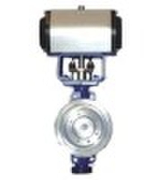 Pneumatic 3-Eccentric Butterfly Control Valve