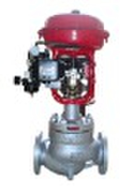 Globe valve with positioner