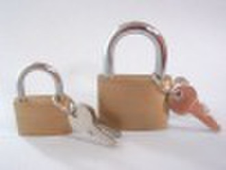 Круглый тонкий латунный Padlock