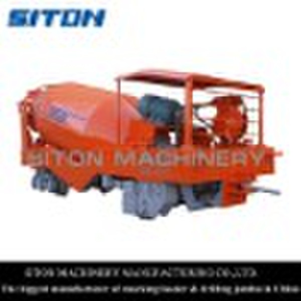 Rail Line Concrete mixer truck