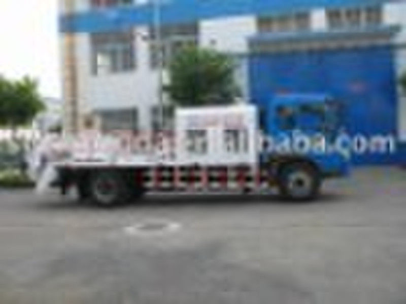 Truck-mounted concrete stationary pump