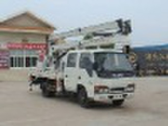 Isuzu aerial operation truck