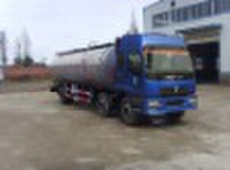 Powder tank truck