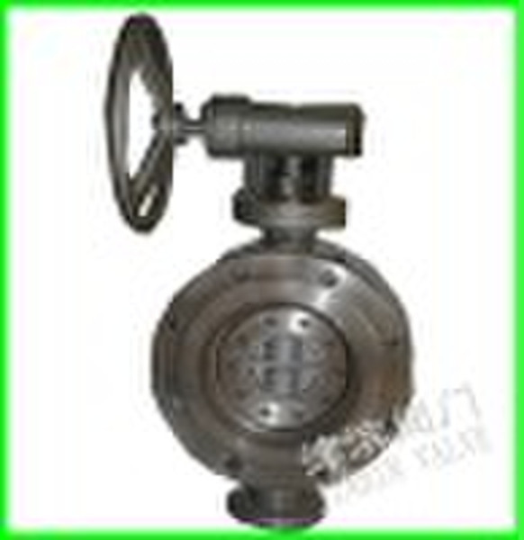 stainless steel hard sealed flange butterfly valve