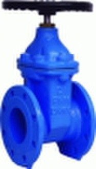 Resilient wedge gate valve