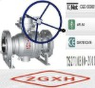 API Worm Gear Trunnion Ball Valves