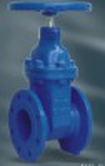 Non rising stem resilient soft seated gate valves