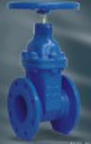 Non rising stem resilient soft seated gate valves