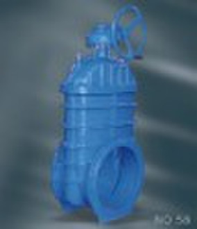 Gear resilient steated gate valves