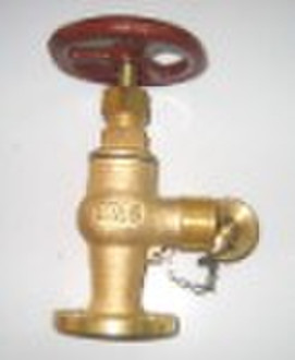 bronze angle hose valves