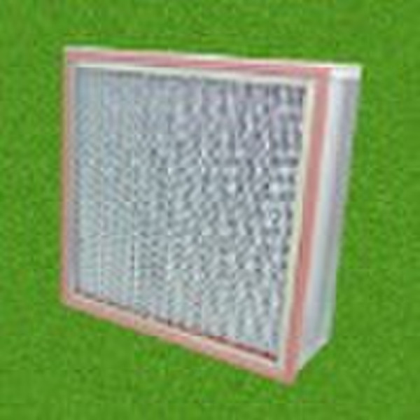 heat-resistance deep-pleated hepa air filter(TJ001