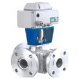 Electric Three Way Floating Ball Valve