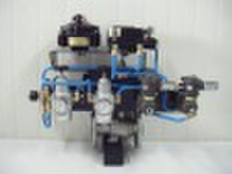 pneumatic 2-stage adjustable ball valve