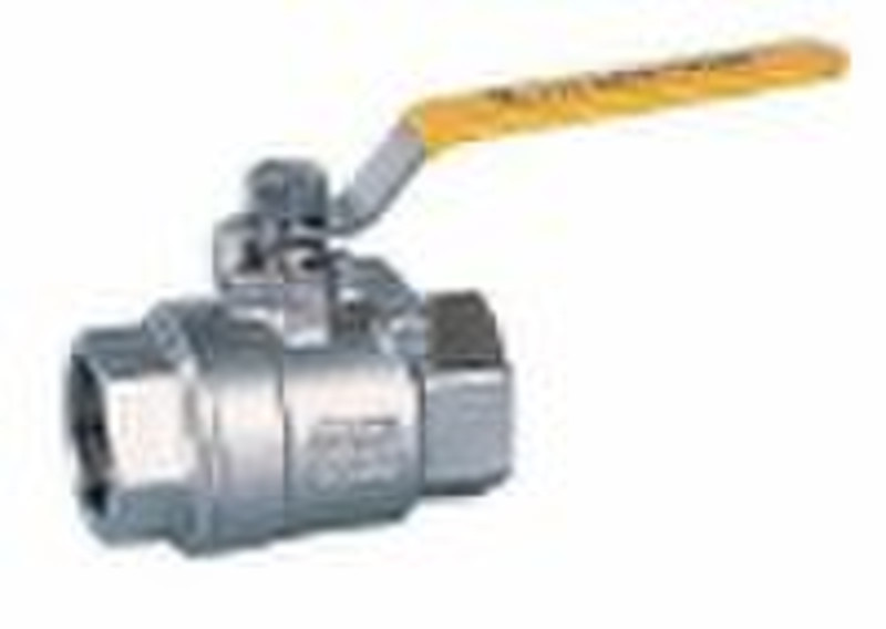 SS floating ball valve thread ends lever