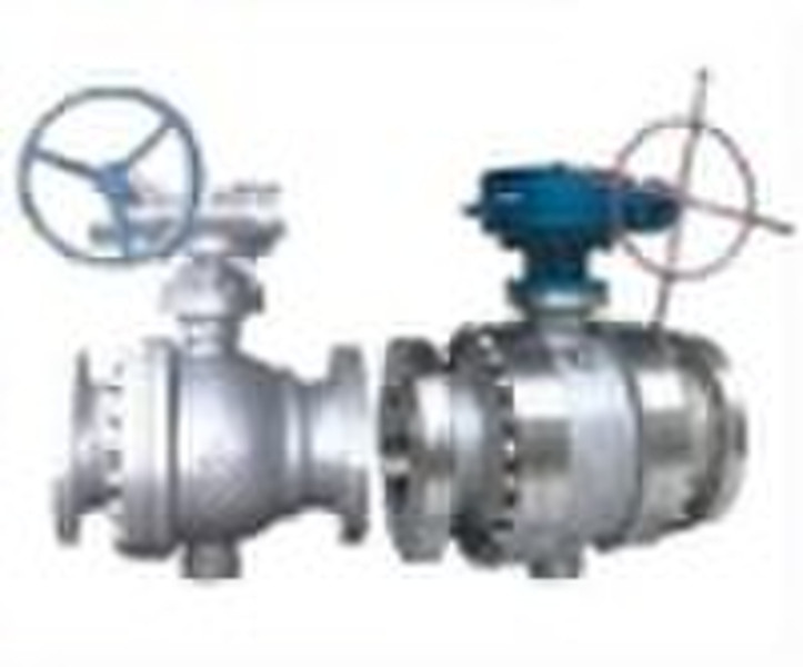 Trunnion ball valve