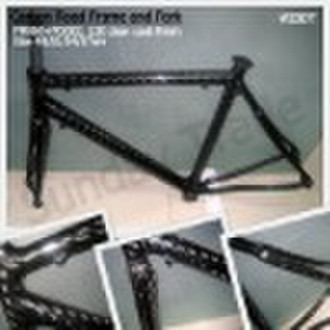 Рамка углерода дорожный велосипед и вилка, Дорога Frameset,