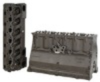 Cylinder head and cylinder block for Caterpillar,