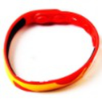 Artificial silicone rubber bracelets