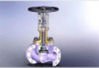 Flanged (RF) connection bellows globe valve