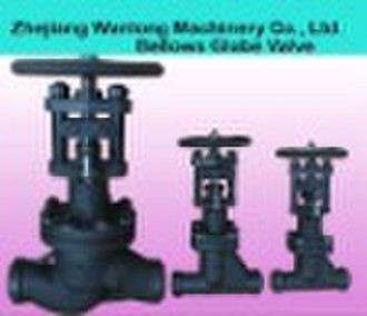 Butt welded connection bellows globe valve 150Lb