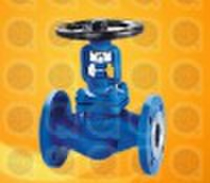 Flange bellows globe valve