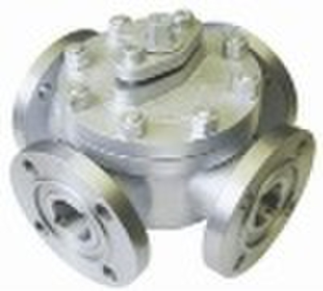 Anti-Coking four way  ball valve