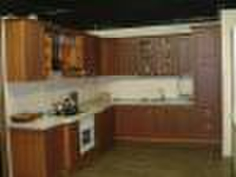 固体的木材的厨房内阁