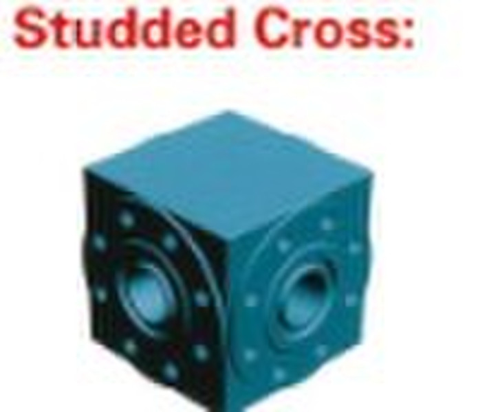 API studded cross for Petroleum machinery