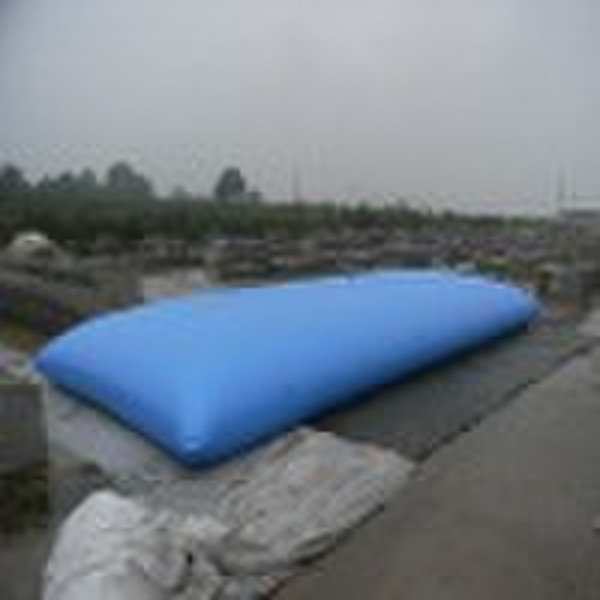 PVC water tank to test bridge maximum load