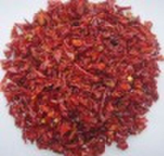 Getrocknete rote Paprika Flocken (getrocknet Glocke Peppe