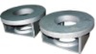 Aluminum alloy feedstock bearing flange castings